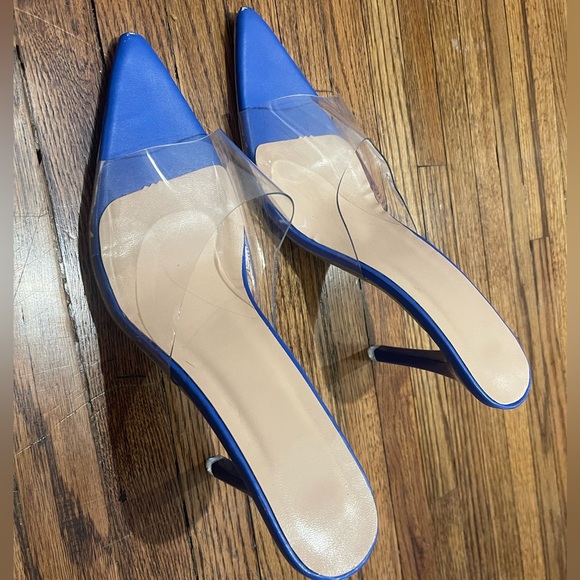 Blue short heels - Picture 2 of 3